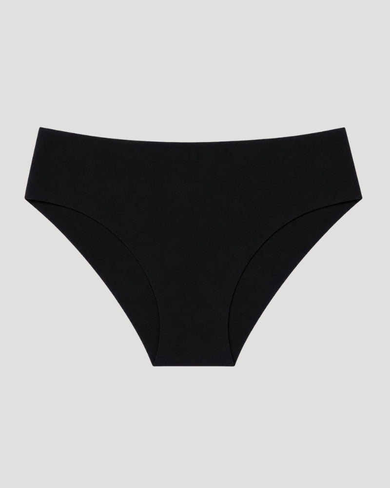 Black Seamless Comfort Bikini Panty