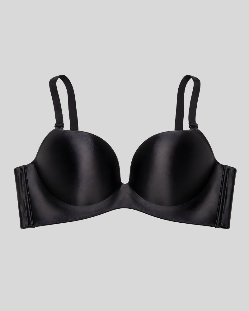Midnight Silk Push-Up Bra