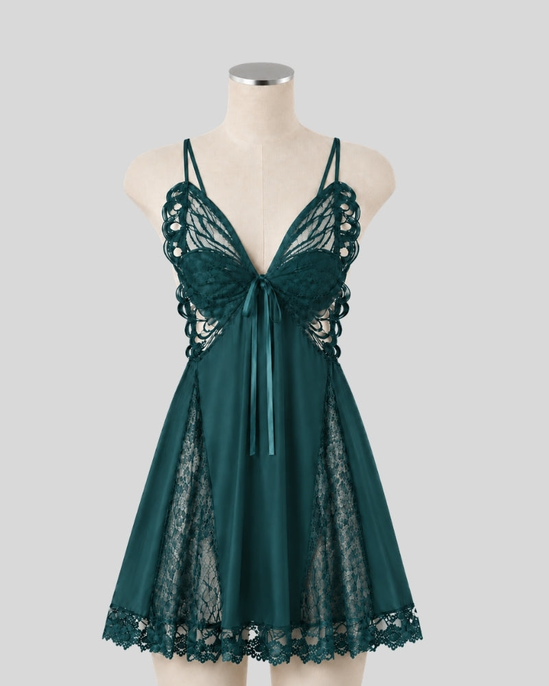 Emerald Butterfly Elegance