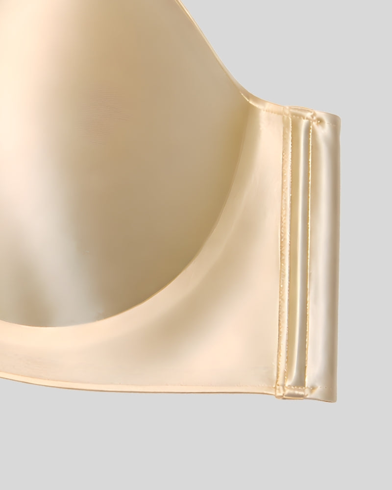 Champagne Silk Push-Up Bra
