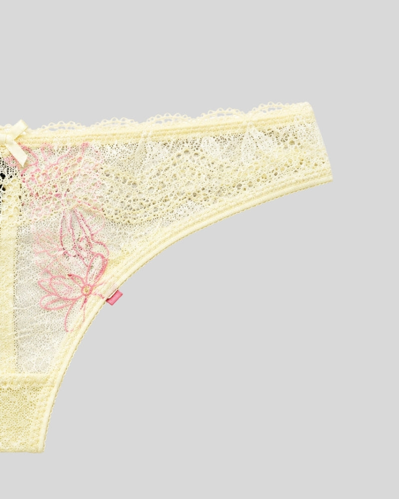 Vanilla Lace Thong