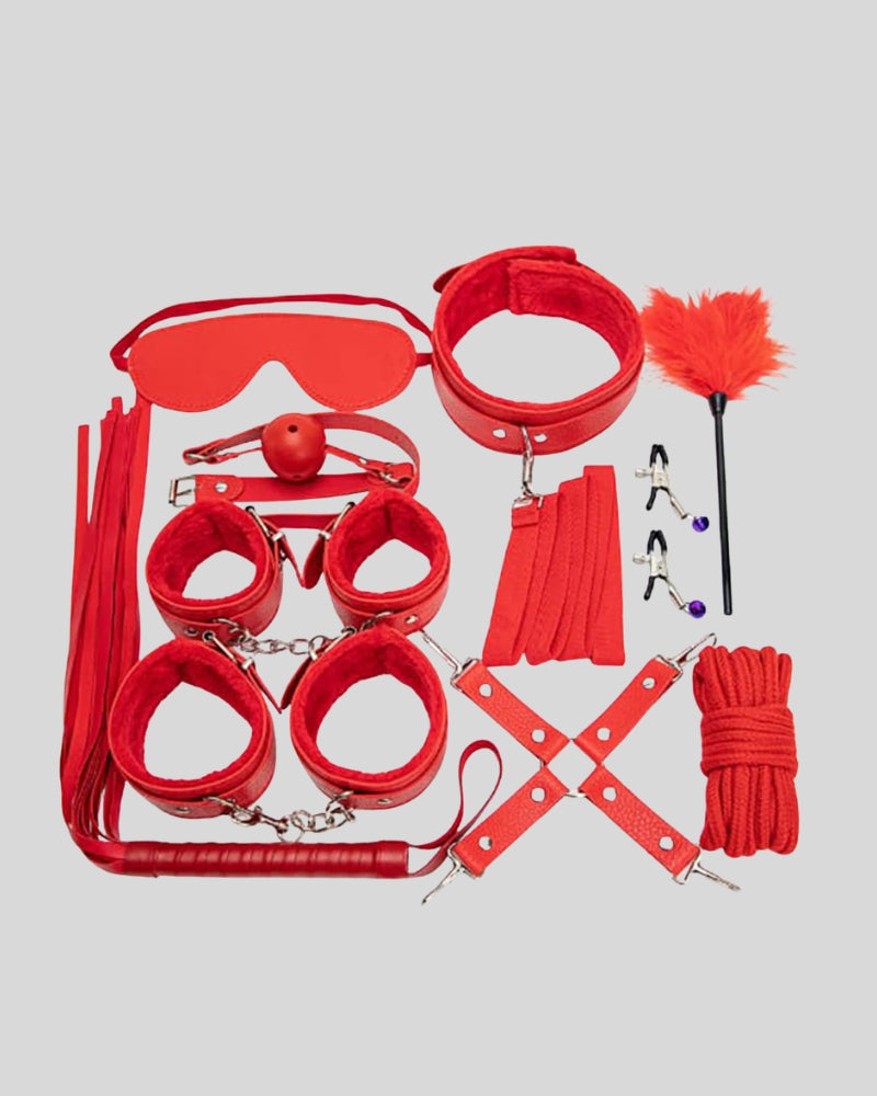 Scarlet Red BDSM Accessory Set
