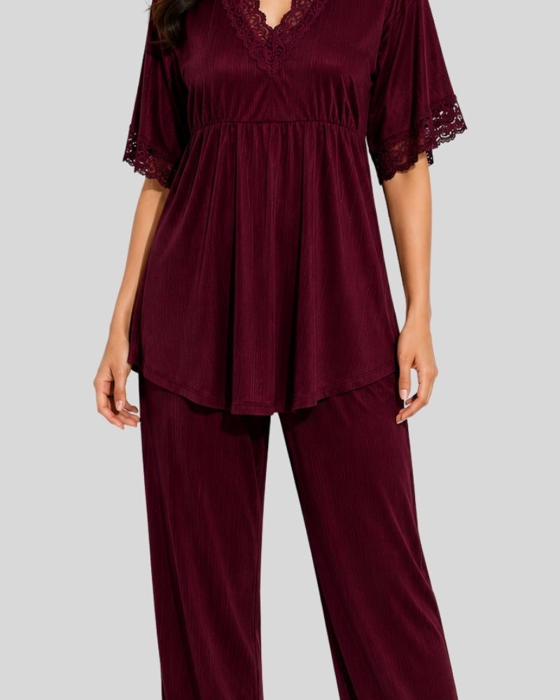 Burgundy Belle Lounge Set