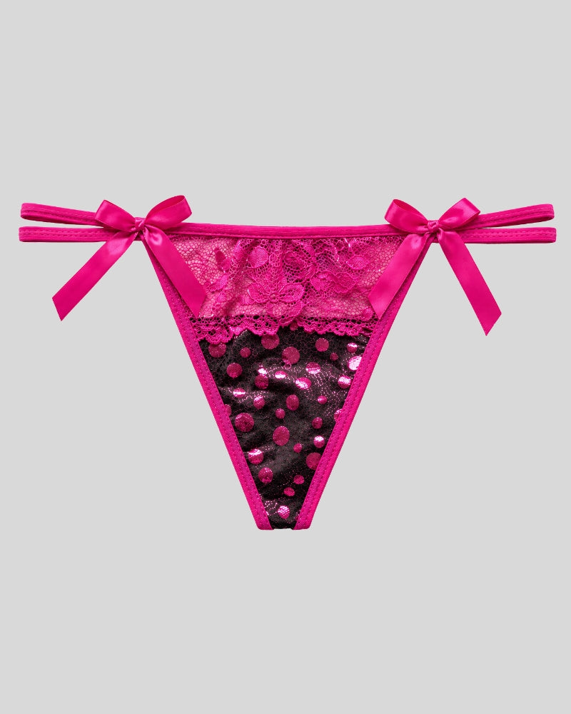 Pink Desire Thong