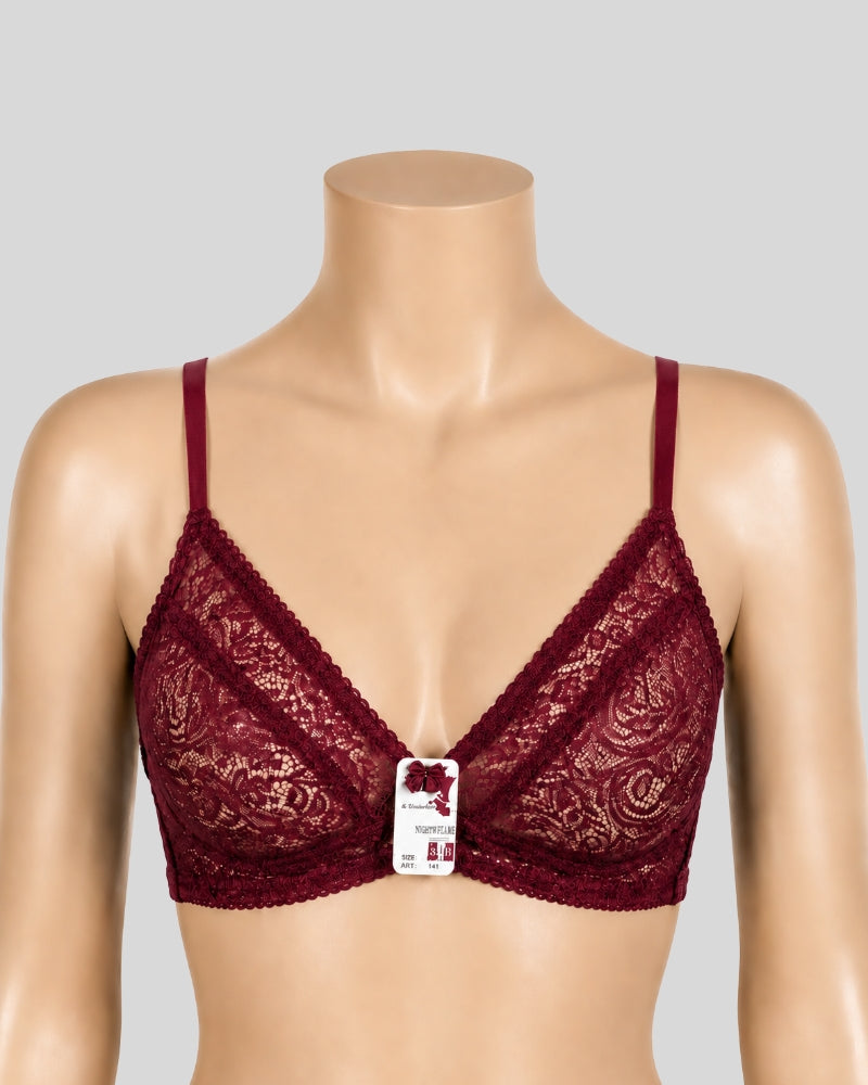 Lace Net Bra