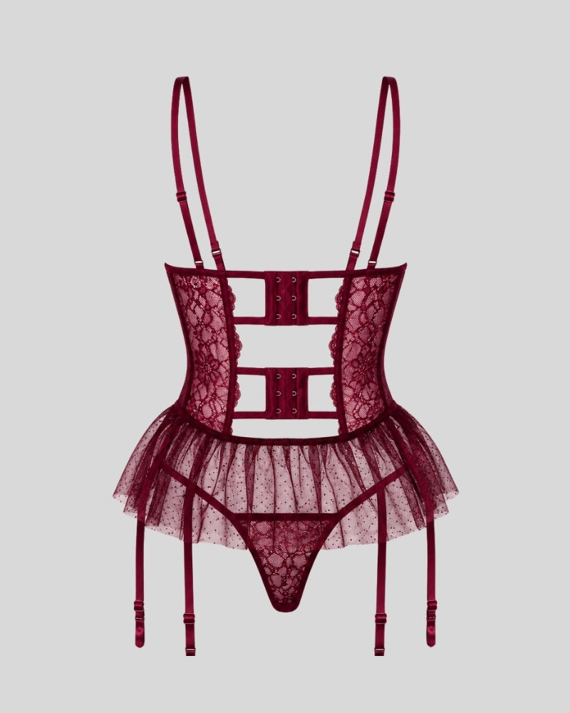 Wine Lace Desire Teddy