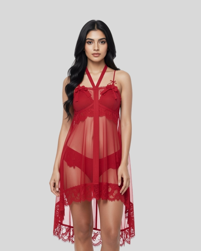 Red Lace Charm