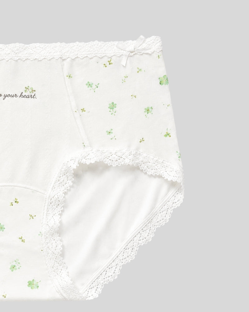 Sage Petal Cotton Panty