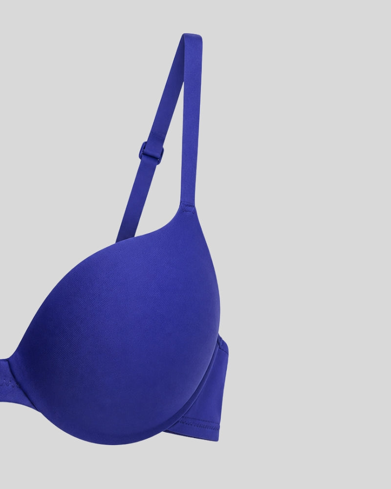 Royal Blue Soft Push-Up Bra Description