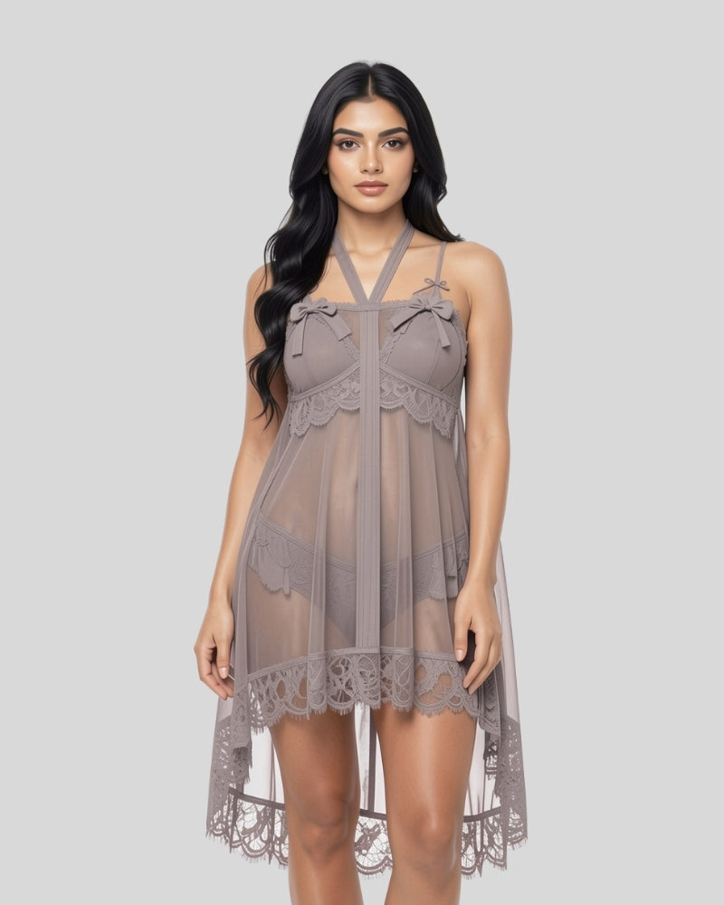 Grey Sheer Elegance Set