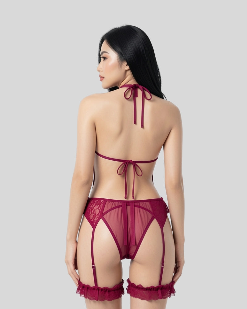 Berry Lace Elegance Set
