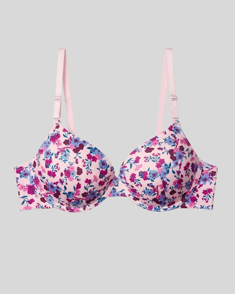 Pink Blossom Push-Up Bra