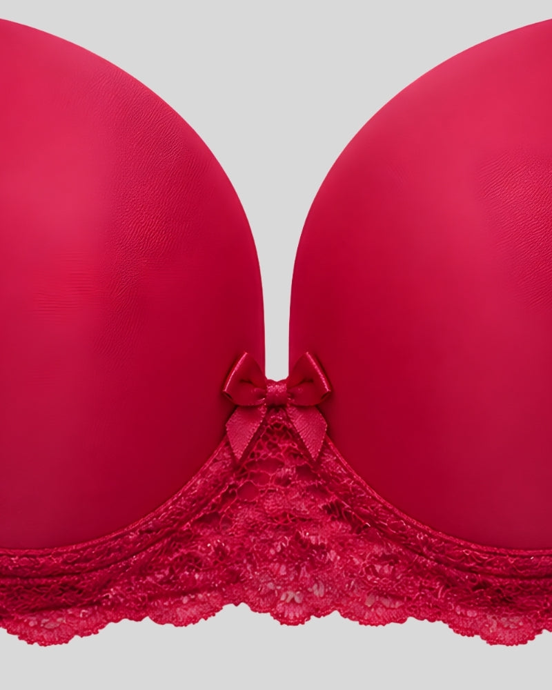 Just Do It Ruby Red Lace Bra