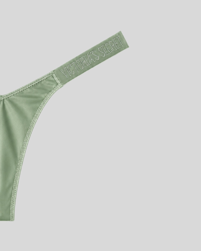Victoria Secret Pista Satin Shine Thong