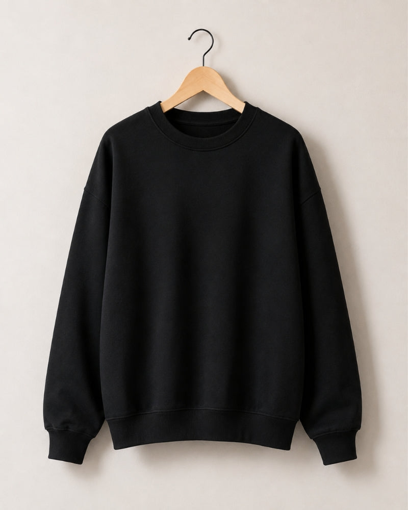 Midnight Black Classic Sweatshirt