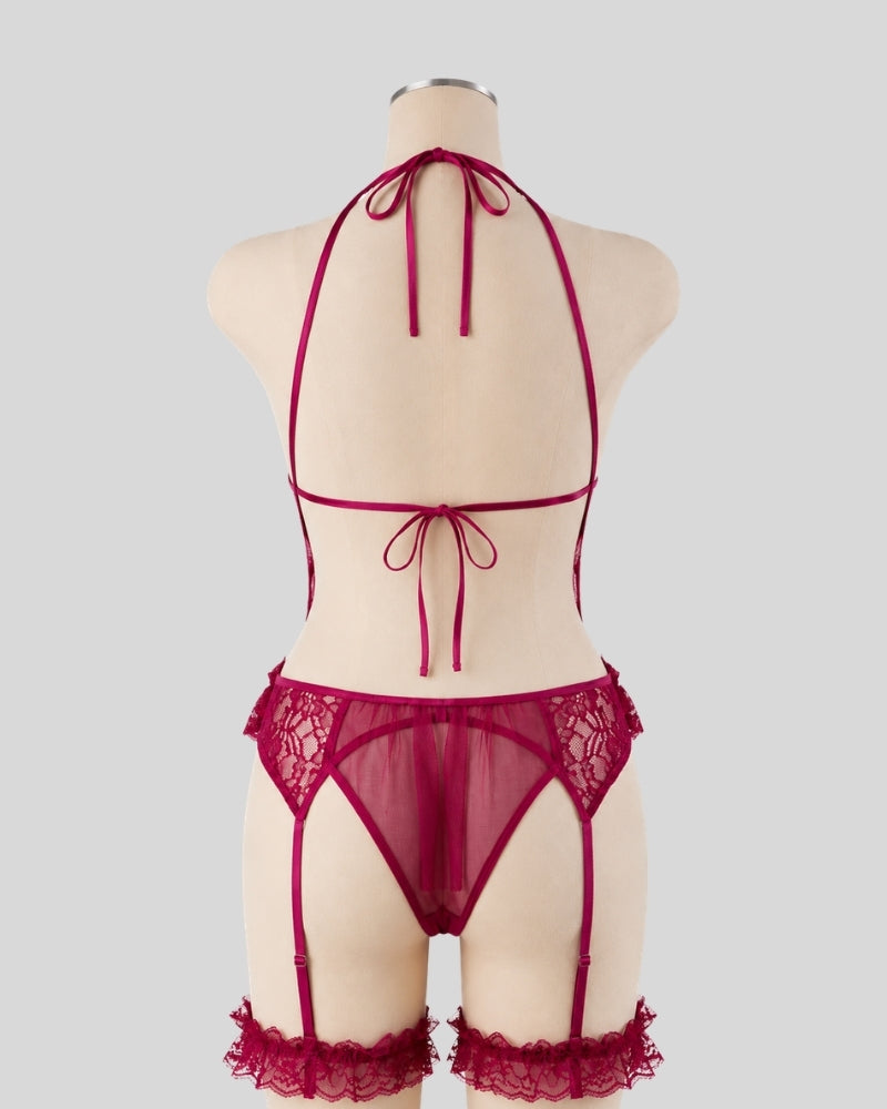 Berry Lace Elegance Set