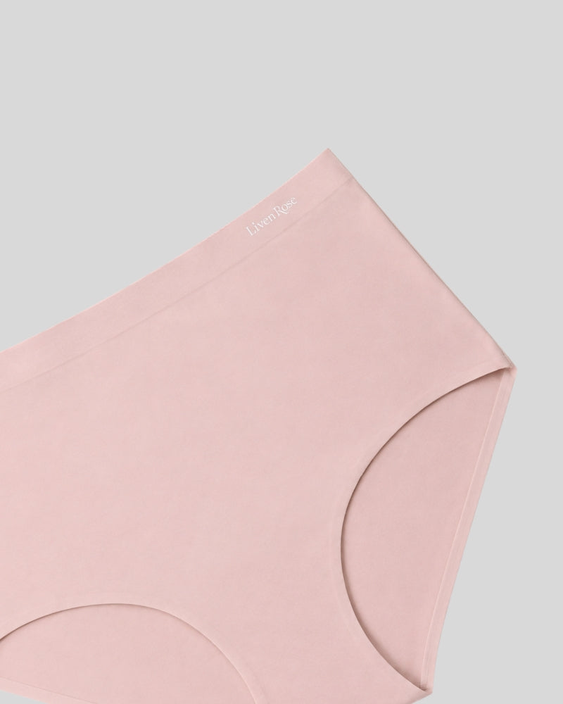 Soft Pink Seamless Comfort Bikini Panty