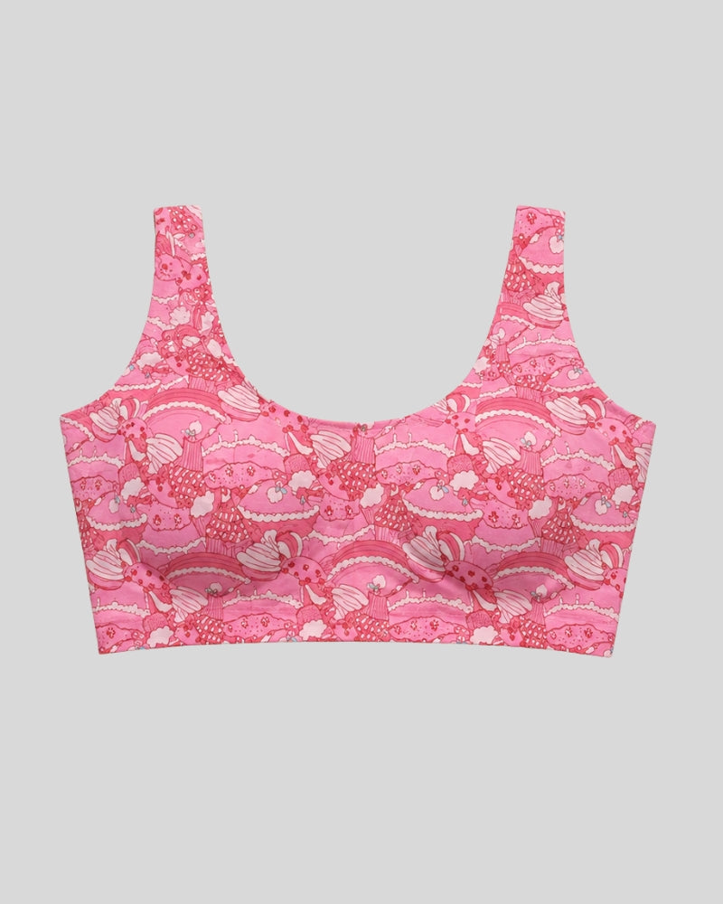 Sweet Candy Print Sports Bra
