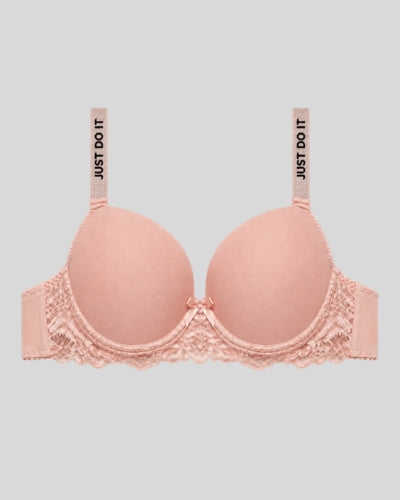 Just Do It Blush Lace Bra