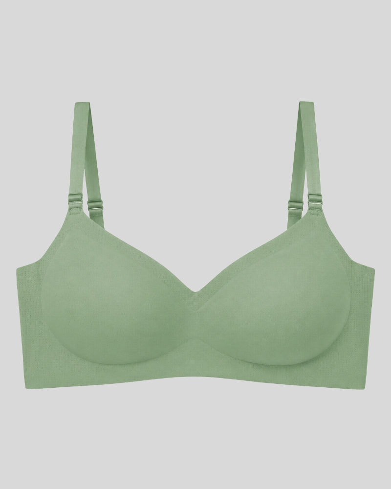 SoftFit Seamless Bra – Pista Green