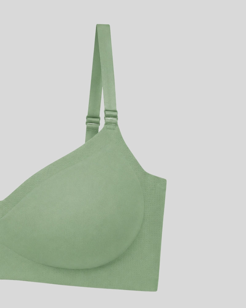 SoftFit Seamless Bra – Pista Green