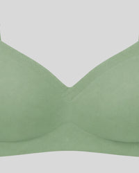 SoftFit Seamless Bra – Pista Green