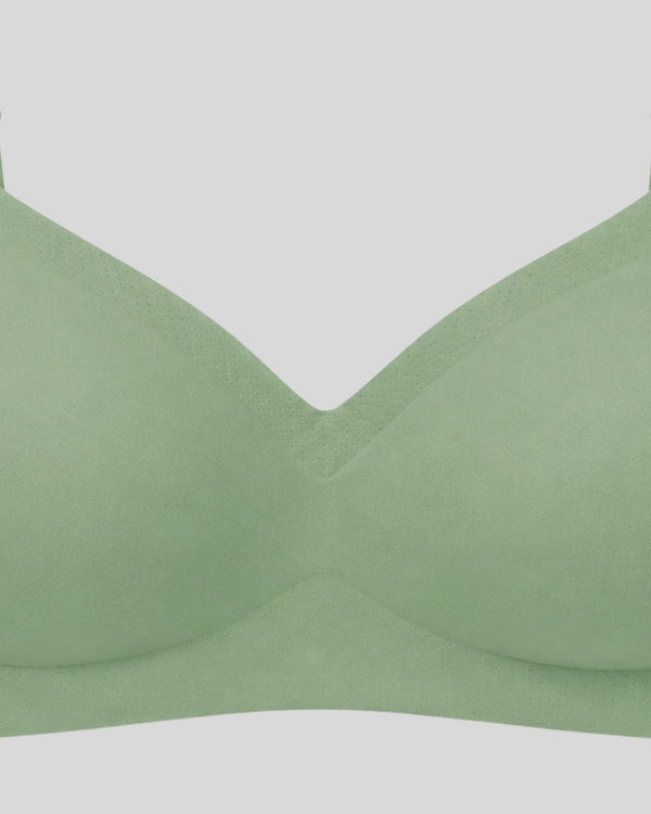 SoftFit Seamless Bra – Pista Green