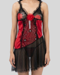 Scarlet Noir Lace Nightwear