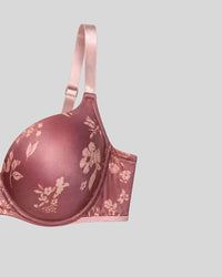 Rosewood Floral Shine Bra