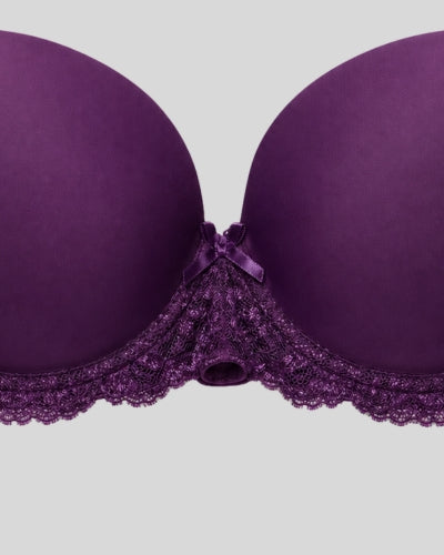 Just Do It Royal Purple Lace Bra