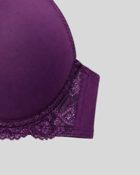 Just Do It Royal Purple Lace Bra