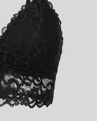 Black Floral Lace Bralette