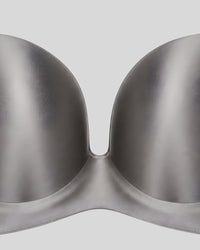 Silver Mist Silk Push-Up Bra