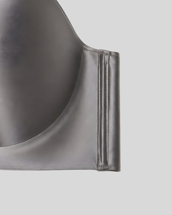 Silver Mist Silk Push-Up Bra