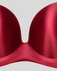 Cherry Silk Push-Up Bra