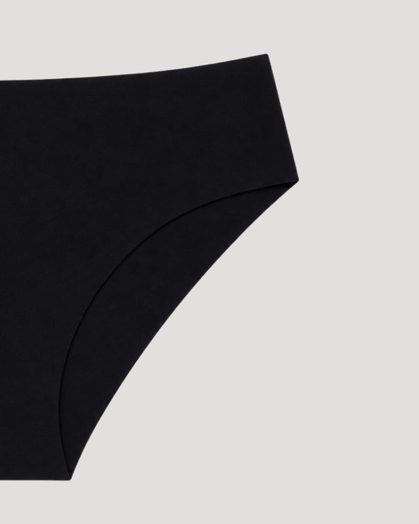 Black Seamless Comfort Bikini Panty
