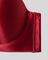 Cherry Silk Push-Up Bra