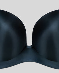 Ocean Blue Silk Push-Up Bra