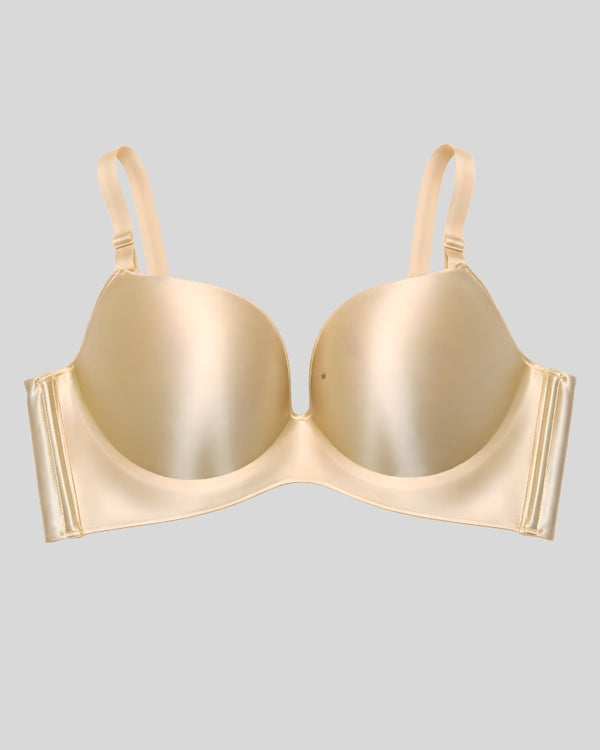 Champagne Silk Push-Up Bra