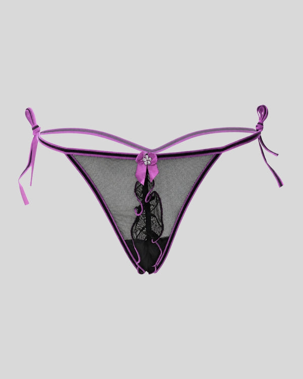 Orchid Lace Tie-Side Panty