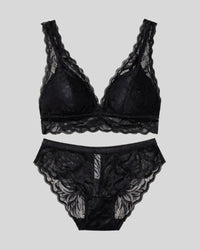 Midnight Lace Lingerie Set