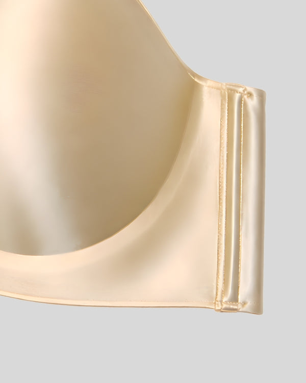 Champagne Silk Push-Up Bra