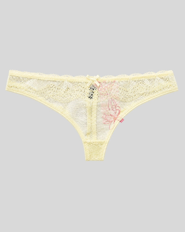 Vanilla Off White Lace Thong