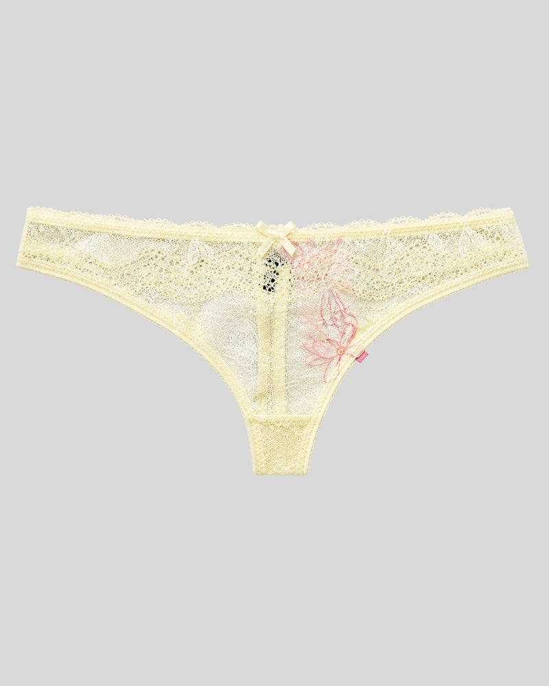 Vanilla Lace Thong