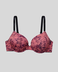 Rose Noir Floral Bra