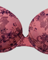 Rose Noir Floral Bra