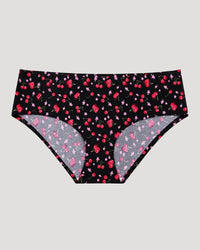 Black Cherry Print Bikini Panty