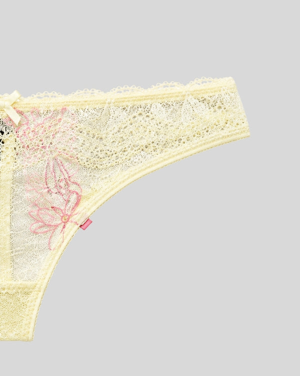 Vanilla Off White Lace Thong