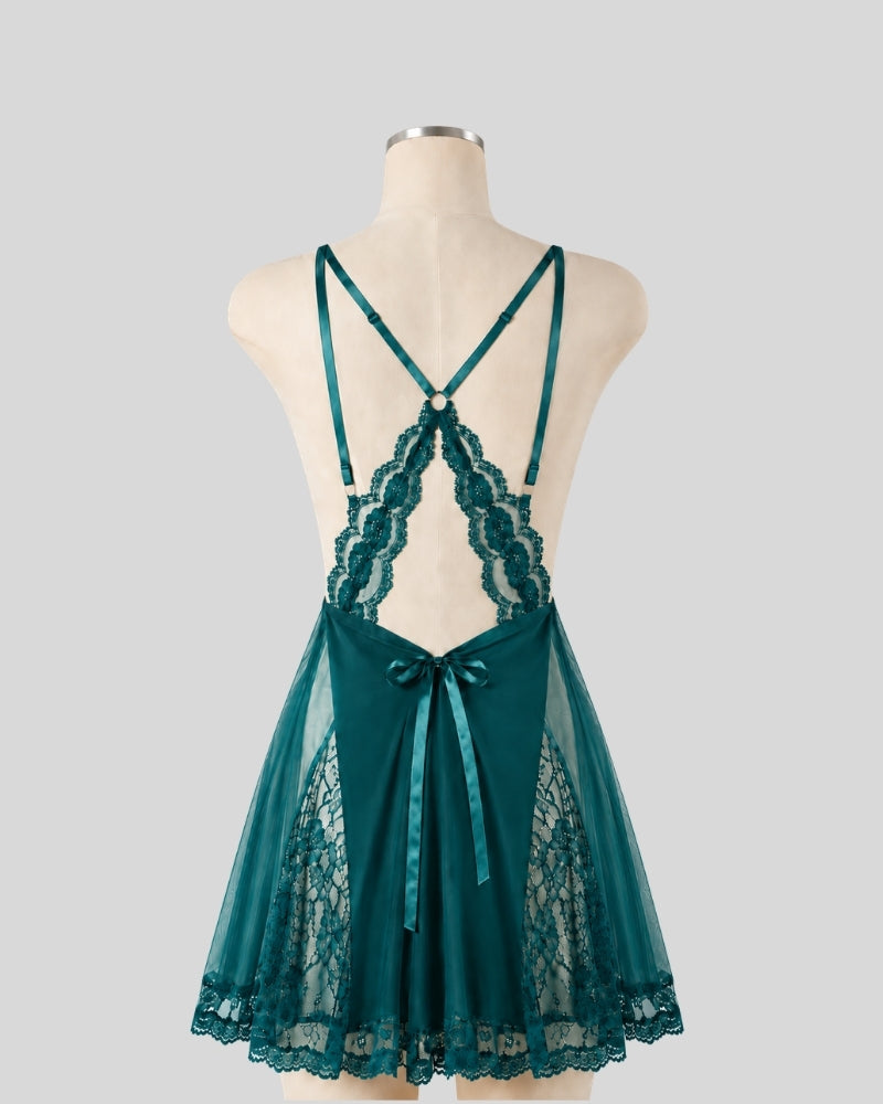 Emerald Butterfly Elegance