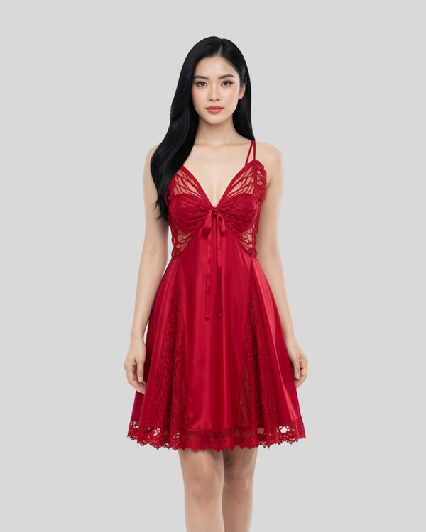 Scarlet Butterfly Elegance